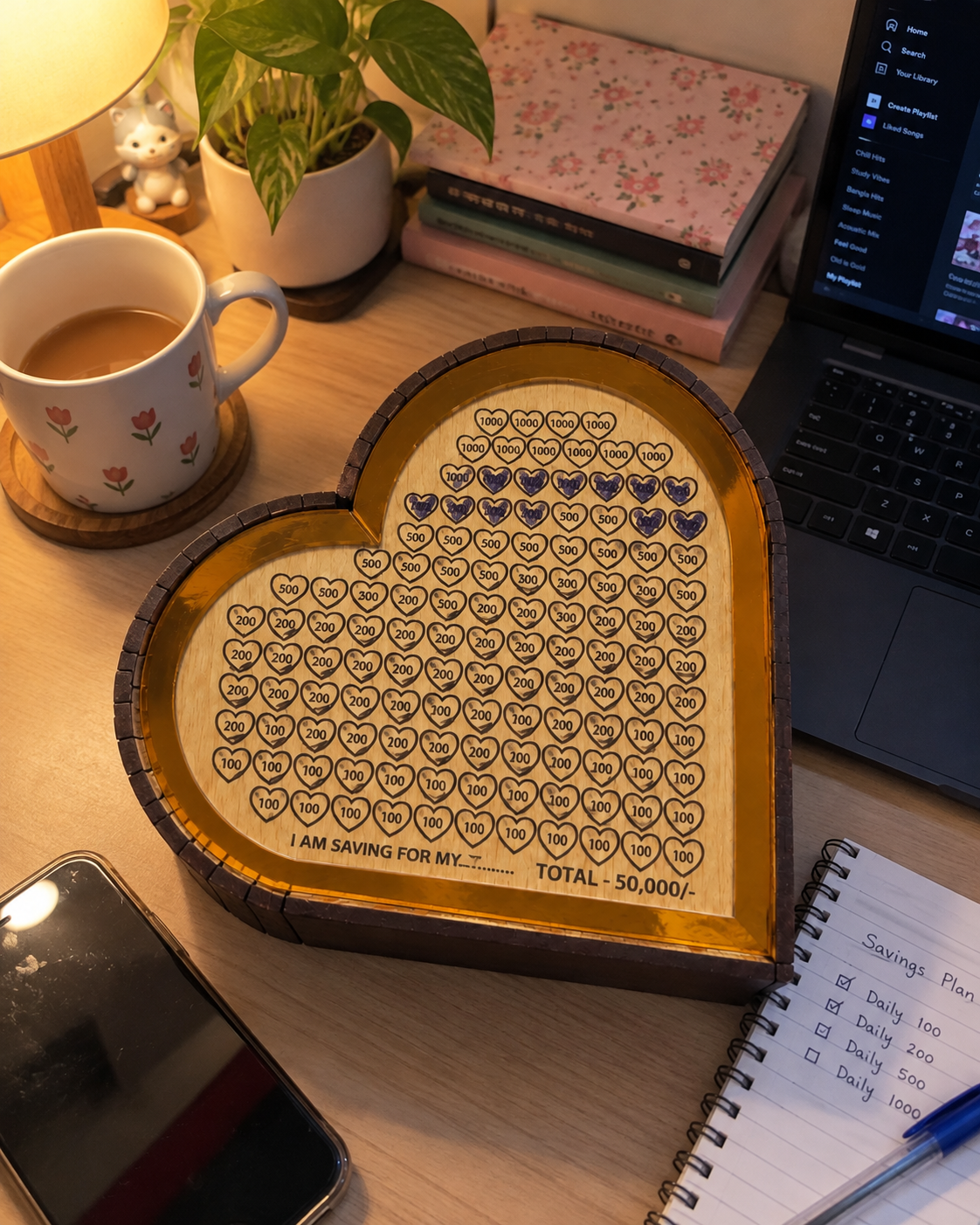 Love Shape ৫০ হাজার টাকা সঞ্চয় ব্যাংক - Image 4